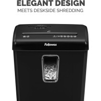 Fellowes Powershred P-30C 6-Sheet Cross-Cut Deskside Paper Shredder