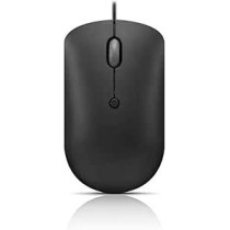 Lenovo 400 USB-C Wired Compact Mouse, 4 Button USB Mouse for Laptops and Computers, Adjustable 2400 DPI, Left or Right Hand, GY51D20875, Black