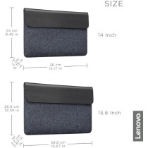 Lenovo Yoga Sleeve For 14 Inch Notebooks And Detachable Laptop, Black