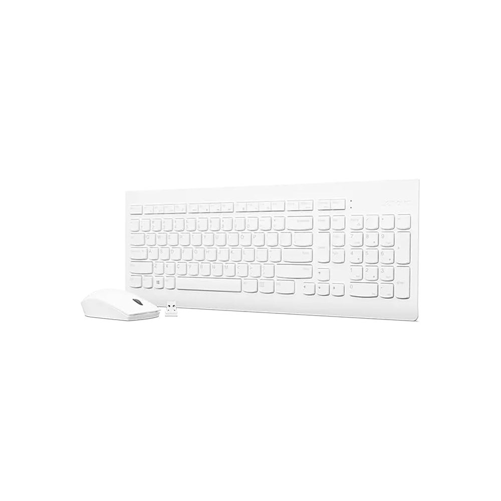 Lenovo 510 Wireless Combo Keyboard And Mouse, White
