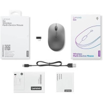Lenovo Go Wireless Multi-Device Mouse, Thunder Black