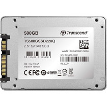 Transcend TS500GSSD220Q 500GB SATA III 6Gb/s SSD220Q, Silver