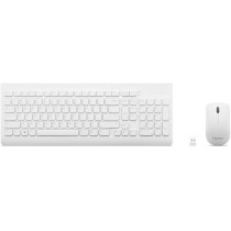 Lenovo 510 Wireless Combo Keyboard and Mouse, White, EN-AR