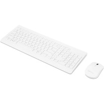 Lenovo 510 Wireless Combo Keyboard and Mouse, White, EN-AR
