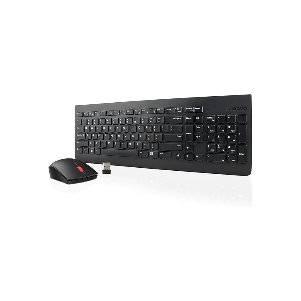 Lenovo 510 Wireless Combo Keyboard With Mouse Combo, GX30N81779, Black