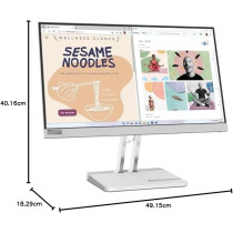 Lenovo Monitor L22e-40, 21.5"FHD Display, 1x HDMI 1.4, 1x VGA, Tilt Stand, AMD FreeSync, Cloud Grey - [67AFKACBAE]