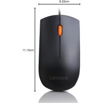 Lenovo Gx30M39704 300 USB Mouse, Black