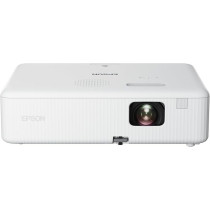 Epson CO-W01 WXGA Projector, 3LCD Technology, 3,000 Lumen Brightness, 378Inches Screen Size, White, Compact