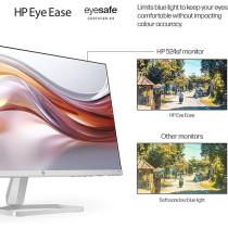 HP Series 5-524sf Monitor, 23.8" FHD IPS Panel, 100Hz Refresh Rate, HDMI And VGA, Thin And Sleek Design, Anti-Glare And Flicker-Free, Works With Chromebook Certified [94C17AS]