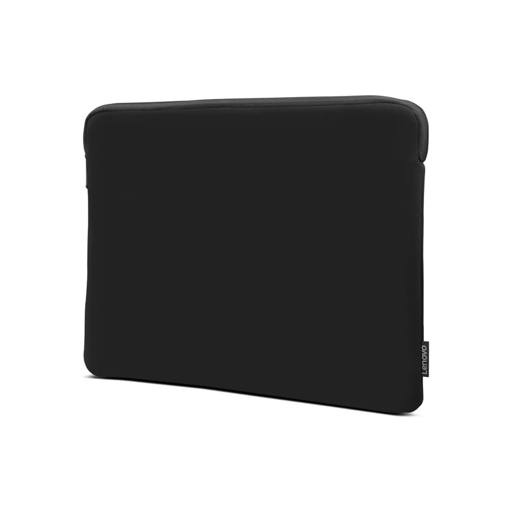 Lenovo Basic Laptop Sleeve – (15.6 Inch) - Neoprene Material - Soft Fleece Lining - Zippered Top Opening - Black