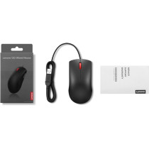 Lenovo 120 Wired Mouse, Black (MS-370OU)