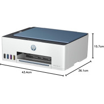 HP Smart Tank 585 All-In-One Printer, Print, Scan, Copy, Dark Surf Blue, Standard - 1F3Y4A