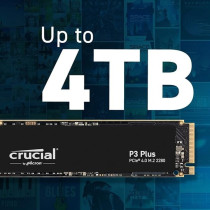 Crucial P3 Plus 1TB M.2 PCIe Gen4 NVMe Internal SSD - Up to 5000MB/s, CT1000P3PSSD801