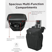 Lenovo Legion Gaming Laptop Bag, Double-Layered Protection, Dedicated Storage Pockets, Black