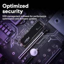 Crucial P3 500GB PCIe 3.0 3D NAND NVMe M.2 SSD, up to 3500MB/s CT500P3SSD8, Black