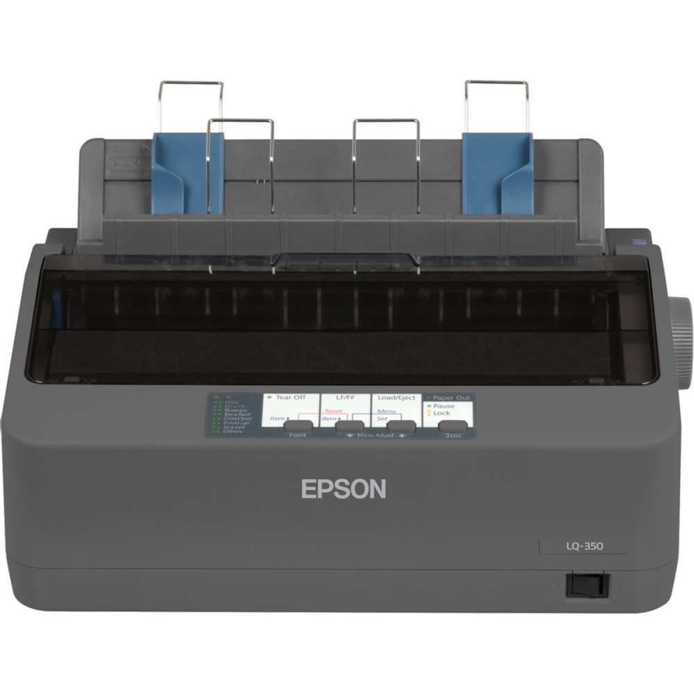 Epson LQ-350 24-Pin Impact Dot Matrix Printer, Black