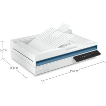 HP ScanJet Pro 2600 f1, Fast 2-Sided scanning and auto Document Feeder, 20G05A