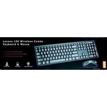 Lenovo HyperX 100 Wireless Keyboard and Mouse Combo, Black
