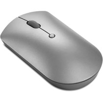 Lenovo 600 Bluetooth Silent Mouse, Blue Optical Sensor, Adjustable DPI, 4 Button, Microsoft Swift Pair, Windows, Chrome, GY50X88832, Gray