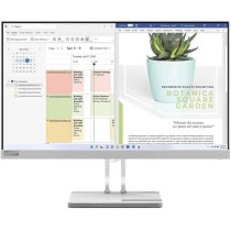 Lenovo L24E-40 VA FullHD 100Hz Anti-glare Monitor With HDMI, VGA, AMD FreeSync, Tilt Stand-Cloud, Grey