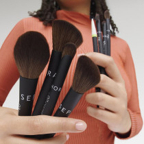 Sephora Collection The Total Brush Set, Mistake-Proof Brush Essentials, 8Pc