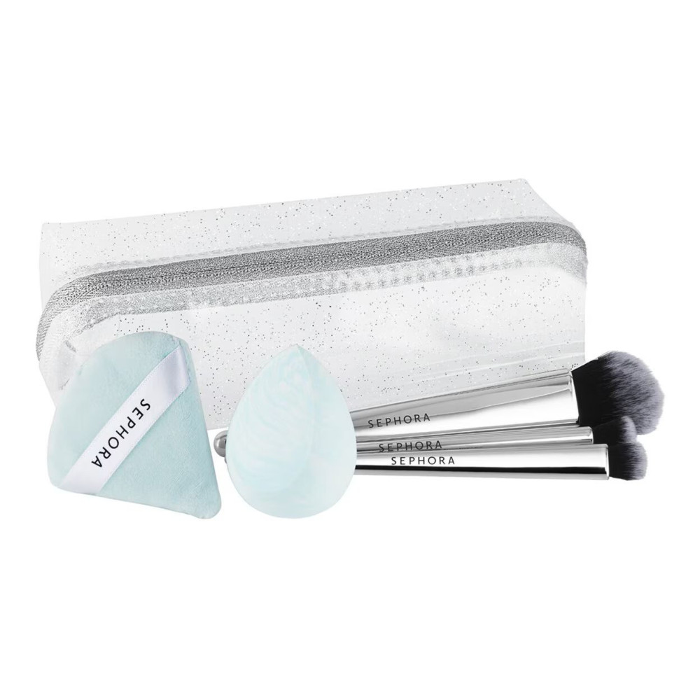 Sephora Collection Moving Lights, Makeup Brushes And Accessories Set, 5Pc