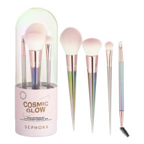 Sephora Collection Cosmic Glow Face And Eye Brush Set, Set Of Face And Eye Brushes