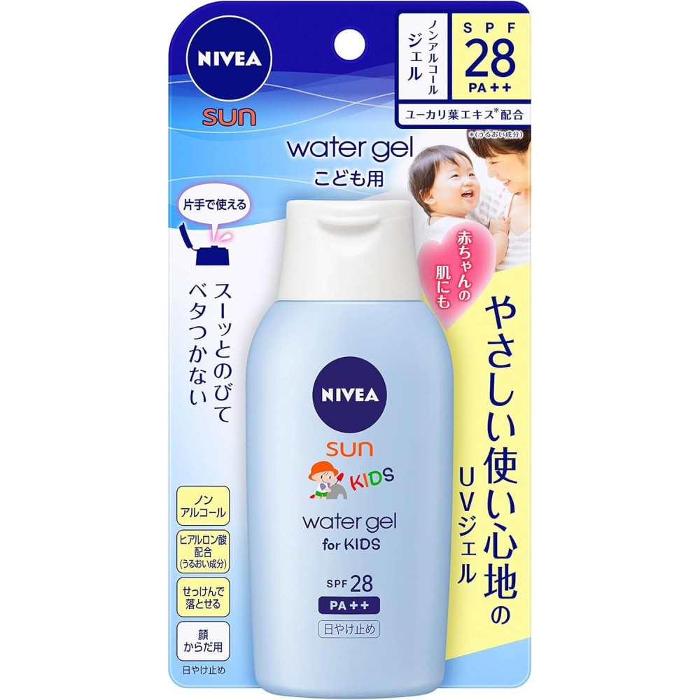 Nivea Japan Uv Pretection Water Gel Spf 28 Pa++ For Kids, 120G