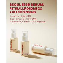 Ksecret Seoul 1988 Serum : Retinal Liposome 2% Plus Black Ginseng, 30Ml