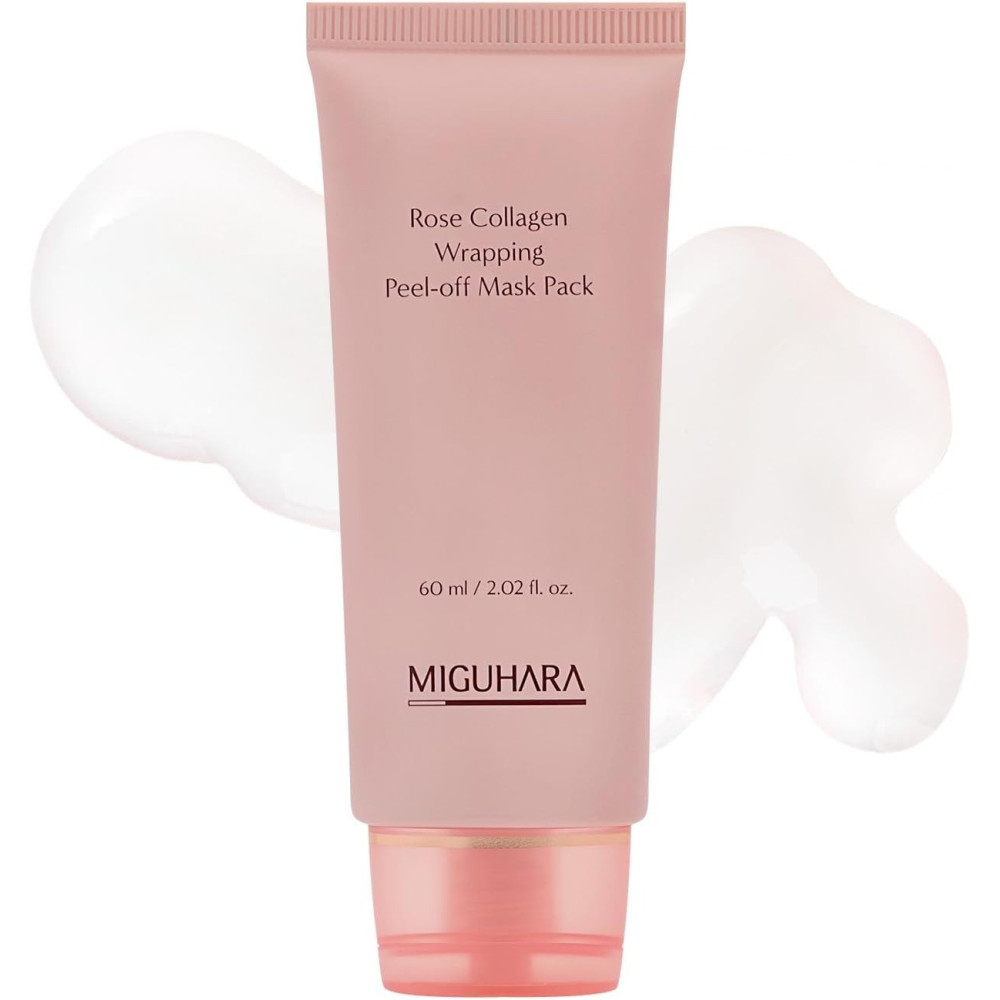 Miguhara Rose Collagen Wrapping Peel Off Mask Pack 60Ml