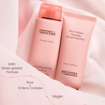 Miguhara Rose Collagen Wrapping Peel Off Mask Pack 60Ml