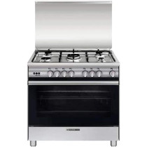 Glemgas Gas Cooker 90 x 60 Cm 5 Burners Stainless Steel, Model SB9612GIFSG