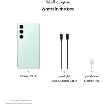 Samsung Galaxy S24 FE, AI Phone, Android Smartphone, 8GB RAM, 256GB Storage, 50MP Camera, Long Battery Life, Large Screen, Mint