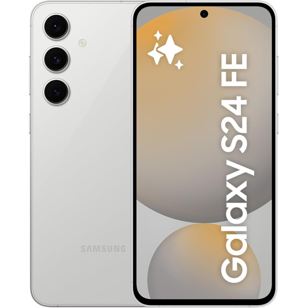 Samsung Galaxy S24 FE, AI Phone, Android Smartphone, 8GB RAM, 256GB Storage, 50MP Camera, Long Battery Life, Large Screen, Gray
