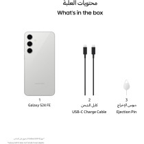 Samsung Galaxy S24 FE, AI Phone, Android Smartphone, 8GB RAM, 256GB Storage, 50MP Camera, Long Battery Life, Large Screen, Gray