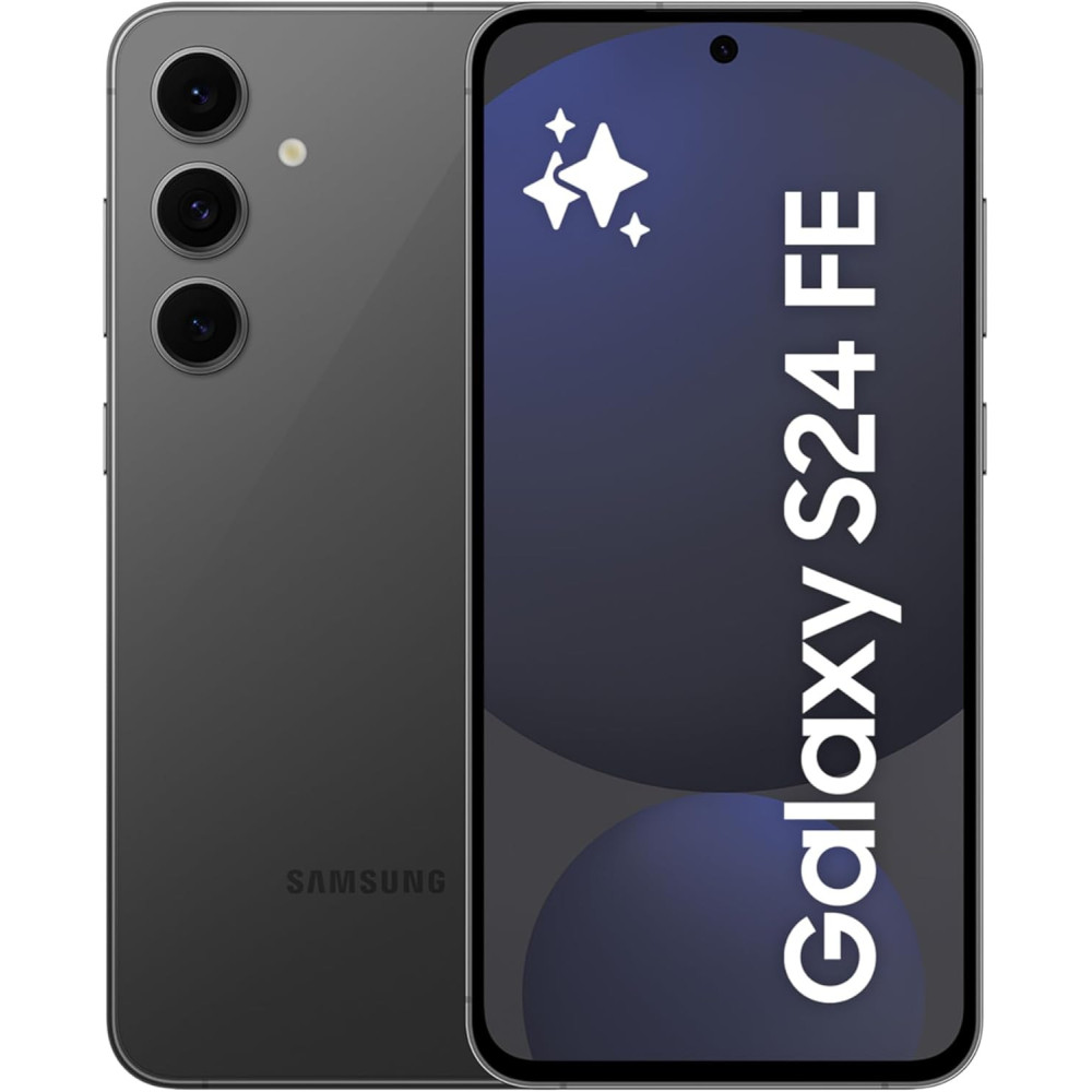 Samsung Galaxy S24 FE, AI Phone, Android Smartphone, 8GB RAM, 128GB Storage, 50MP Camera, Long Battery Life, Large Screen, Graphite