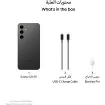 Samsung Galaxy S24 FE, AI Phone, Android Smartphone, 8GB RAM, 128GB Storage, 50MP Camera, Long Battery Life, Large Screen, Graphite