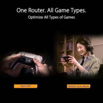 Asus Tuf Gaming Wifi 6 Router (TUF-AX4200) - Dedicated Gaming Port, Dual 2.5G Port, 3 Steps Port Forwarding, Extendable Router With Aimesh Technology, Aiprotection Pro, Vpn, Instant Guard