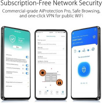 Asus Zenwifi Pro AXE11000 Tri-Band Wifi 6E Mesh System (ET12 2PK) - Whole Home Coverage Up To 6000 Sq.Ft & 6+ Rooms, Dual 2.5G Ports, 6Ghz Band, Aimesh, Included Lifetime Internet Security, Easy Setup