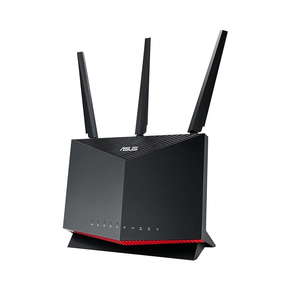 Asus RT-AX86U (Ax5700) Dual Band Wifi 6 Extendable Gaming Router, 2.5G Port, Mobile Game Mode, Port Forwarding, Subscription-Free Network Security, Instant Guard, Vpn, Aimesh Compatible