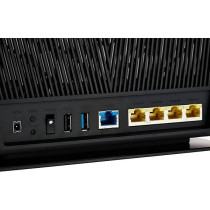 Asus RT-AX68U Ax2700 Dual Band Wifi 6 (802.11Ax) Router Supporting Aiprotection Pro Network Security, Advanced Parental Controls, Mobile Game Mode, Wan Aggregation And App For Easy Setup