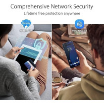 Asus Rog Rapture GT6 (2Pk) Tri-Band Wifi 6 Gaming Mesh Wifi System, Covers Up To 5,800 Sq Ft, 2.5 Gbps Port, Triple-Level Game Acceleration, Unii 4, Free Lifetime Internet Security, Black