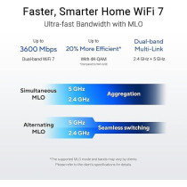 Asus RT-BE58U Dual-Band Wifi 7 Router, 2.0 Ghz Quad-Core Processor, High-Speed Wireless Router, Black
