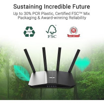 Asus RT-BE58U Dual-Band Wifi 7 Router, 2.0 Ghz Quad-Core Processor, High-Speed Wireless Router, Black