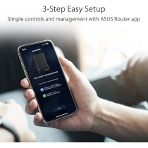 Asus RT-AX59U (AX4200) Dual Band Wifi 6 Extendable Router, Free Network Security, Advanced Parental Controls, Built-In Vpn, Aimesh Compatible, Smart Home, Smb, Wall Mount, 4G 5G Router Replacement