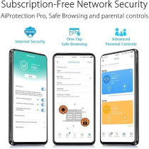 Asus RT-AX59U (AX4200) Dual Band Wifi 6 Extendable Router, Free Network Security, Advanced Parental Controls, Built-In Vpn, Aimesh Compatible, Smart Home, Smb, Wall Mount, 4G 5G Router Replacement