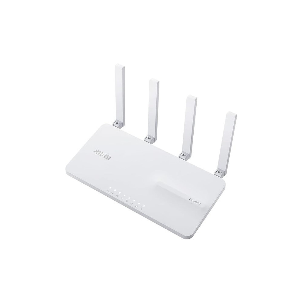 Asus Expertwifi EBR63 AX3000, All-In-One Access Point With Router, Switch And Security Gateway, Supports Up To 5 SSIDS And Vlan, Customized Guest Portal, Commercial Grade Network Security, White