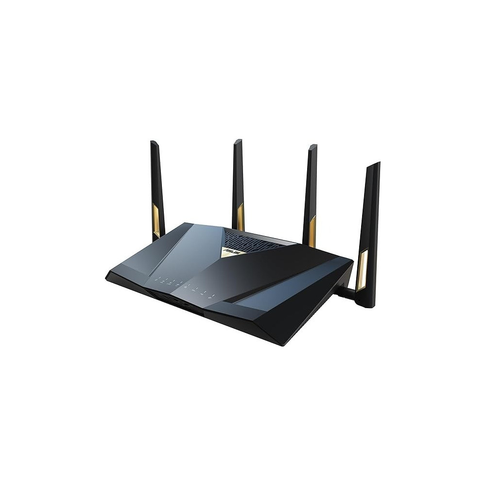 Asus RT-BE88U Dualband Wifi 7 Aimesh Extendable Performance Router, High Speed, 802.11Be, 8 Streams, 10G Ports, Enhanced Security, Easy Setup, Black