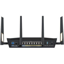 Asus RT-BE88U Dualband Wifi 7 Aimesh Extendable Performance Router, High Speed, 802.11Be, 8 Streams, 10G Ports, Enhanced Security, Easy Setup, Black