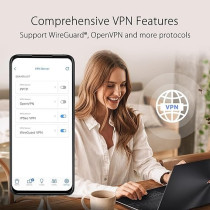 Asus Zenwifi AX6600 Tri-Band Mesh Wifi 6 System (XT8 1PK) Whole Home Coverage Up To 2750 Sq.Ft & 4+ Rooms, Aimesh, Included Lifetime Internet Security, Easy Setup, 3 SSID, Parental Control, Charcoal